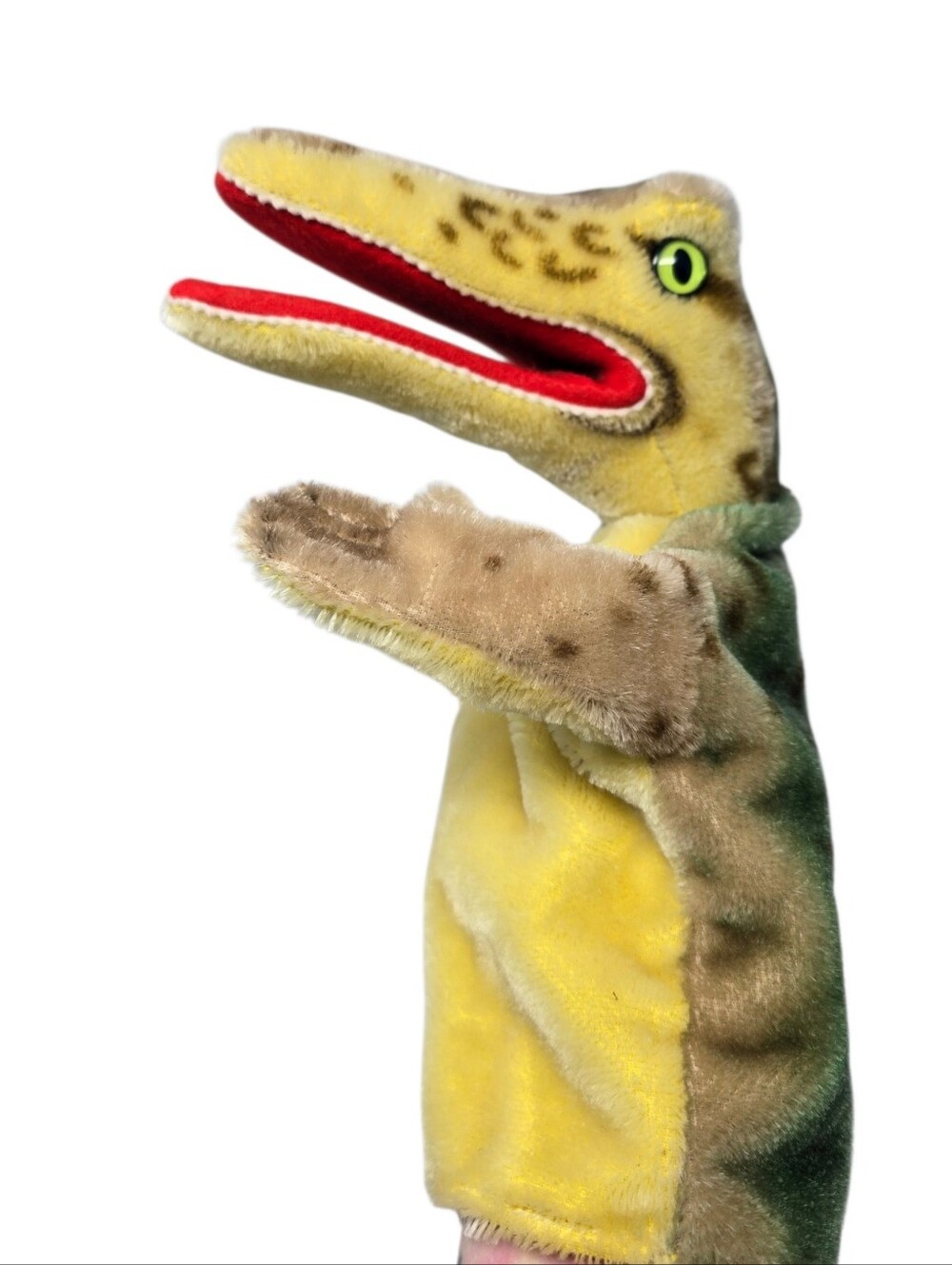 Vintage Steiff Mohair Gaty Alligator German Hand Puppet